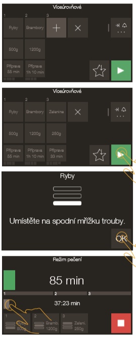 Küppersbusch víceúrovňové pečení